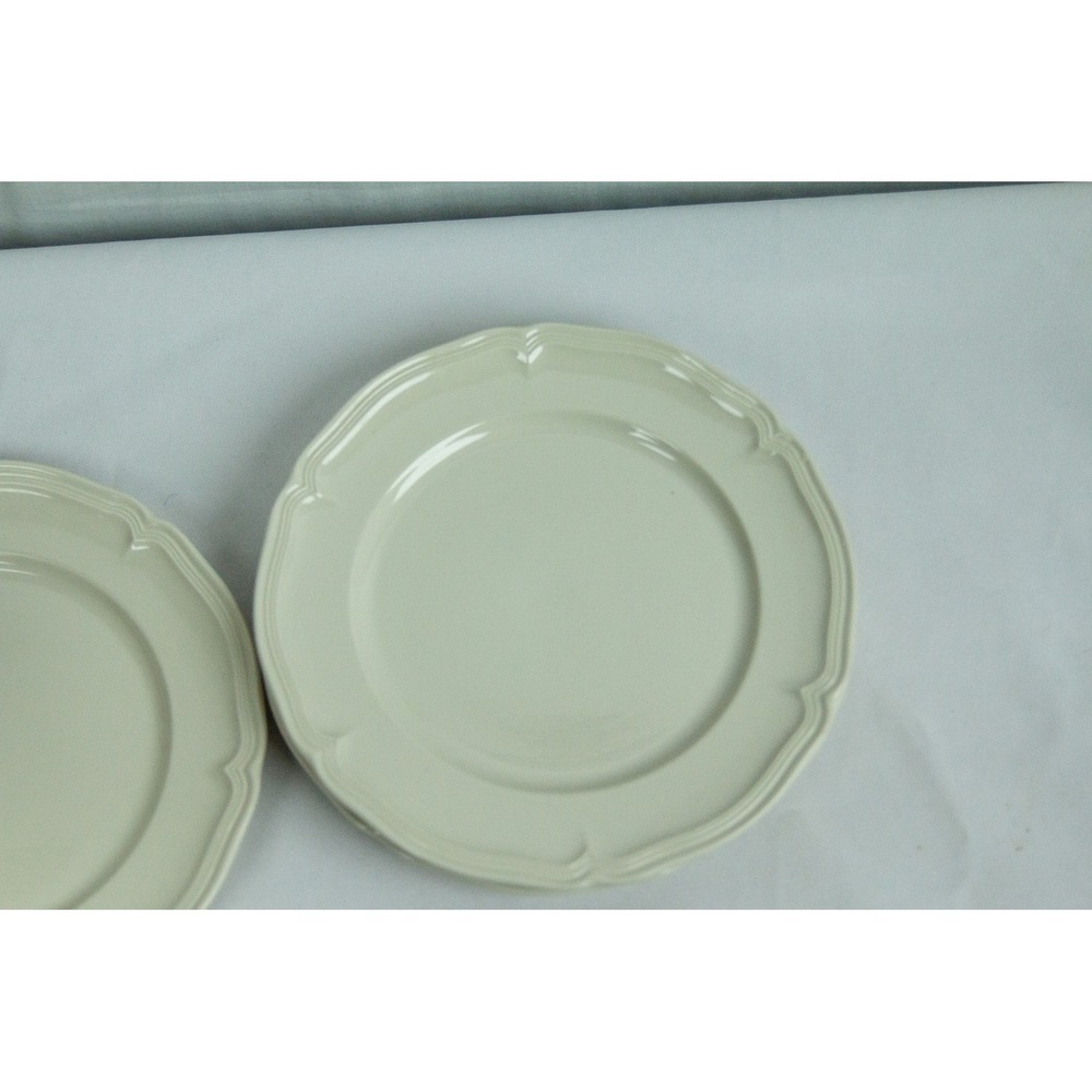Villeroy & Boch Manoir Dessert Plate Cream Scalloped Vitro-Porcelaine 6.75in - Picture 3 of 6